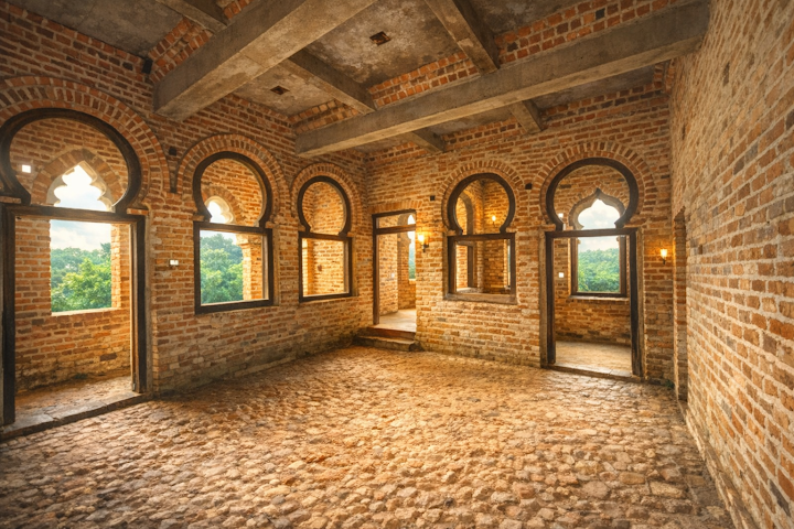 Arched Windows of Kellie's Castle