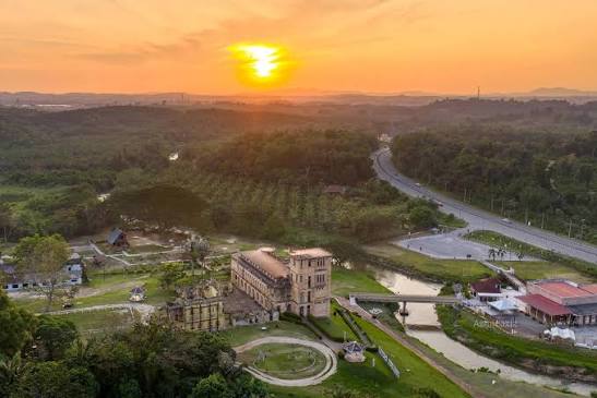 Sunset at Kellie's Castle